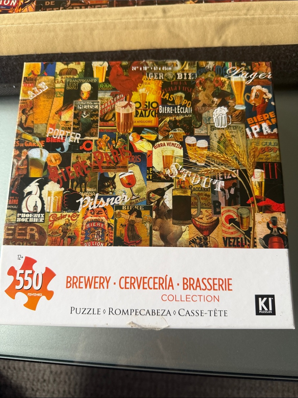 KI puzzles, Brewery Collection 550-Piece Jigsaw Puzzle - Multicolor